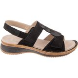 Ara - Hawaï - Sandalen - Zwart - Sleehak - Klittenbandsluiting