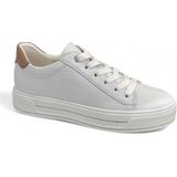 ARA - Canberra - Damessneakers - White Sand - Uitneembaar Voetbed - Zeer Zacht Bamboe