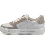 Merk - Model - Sneakers - Color-Blocking - Glad Leer - Platte Hak