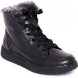 ara - Zwarte Enkellaarsjes - Leer - Dames