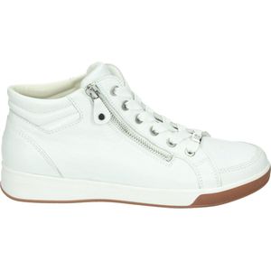 Ara 1244499 - VeterlaarzenHoge sneakersDames sneakersDames veterschoenenHalf-hoge schoenen - Kleur: Wit/beige - Maat: 40