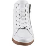 Ara - 1244499 - Hoge Sneakers - Wit - Glad Leer - Wijdte G