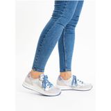 Merk - Model - Sneakers - Effen - Leer en Suède