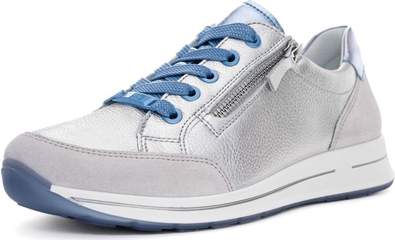 Merk - Model - Sneakers - Effen - Leer en Suède