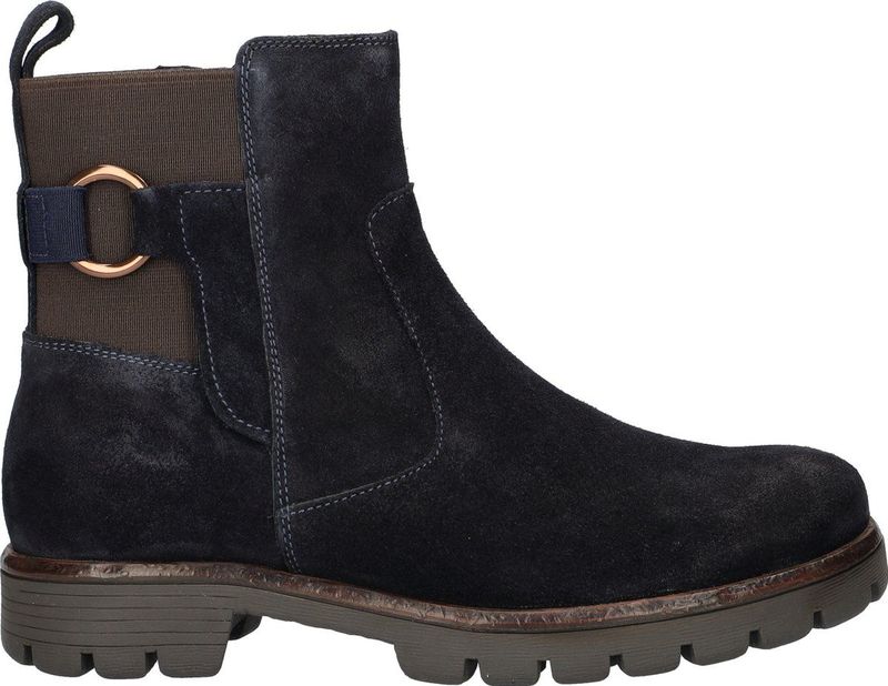 Ara - Bristol - Dames Boot - Blauw - Suède - HighSoft Voetbed