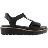 Ara - Bilbao - Plateausandalen - Zwart - Sleehaksandaal - Comfortabele Schoen