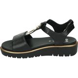 Ara - Bilbao - Plateausandalen - Zwart - Sleehaksandaal - Comfortabele Schoen