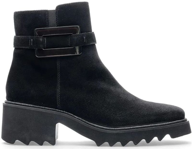 Ara - 12-21531-11 - Enkellaarsjes - Zwart - Suède