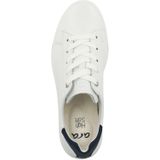 Ara - Rome - Sneakers - Wit/Donkerblauw - Vetersluiting