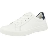 Ara - Rome - Sneakers - Wit/Donkerblauw - Vetersluiting