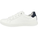 Ara - Rome - Sneakers - Wit/Donkerblauw - Vetersluiting