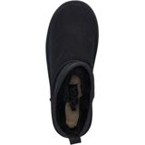 ara - Dames Enkellaarsjes - Zwart - Bont - Thermoplastische Rubber