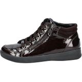 Veterlaarsjes - Effen - Leer/Lak/Suède - Glanzend - Platte Hak