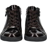 Veterlaarsjes - Effen - Leer/Lak/Suède - Glanzend - Platte Hak