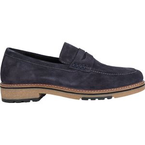 Ara Alessio - Heren Instapper - Blauw - Suède - Comfortabele Loafer
