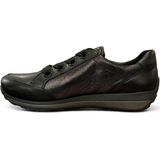 Ara - Dames - Sneakers - Zwart - Gladleder/Nubuck - Highsoft