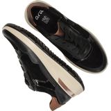 Sneakers - Dierenprint - Glad Leer/Suède - Middelhoge Sleehak