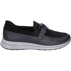 Ara - Osaka - Slipper - Zwart - Uitneembaar Voetbed - High Soft Bamboe