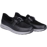 Ara - Osaka - Slipper - Zwart - Uitneembaar Voetbed - High Soft Bamboe