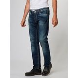 Jeans - Effen - Denim - Heavy Washed - Regular Pasvorm
