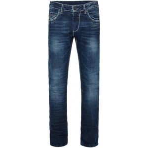 Jeans - Effen - Denim - Heavy Washed - Regular Pasvorm