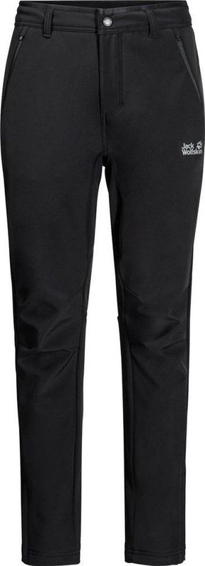 Jack Wolfskin Zenon Softshellbroek - Black - Softshell - Winddicht