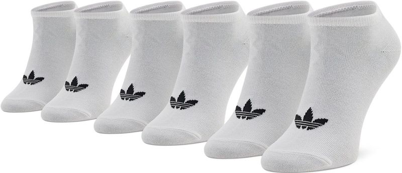 adidas - Trefoil Liner - Enkelsokken - Wit - 3 Paar