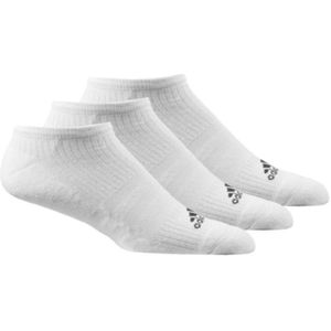 Adidas 3-stripes no-show sokken 3 paar in de kleur wit.