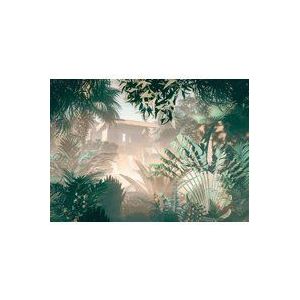 Komar Vlies fotobehang - Manoa - Grootte: 350 x 250 cm (breedte x hoogte) - palmen, jungle, regenwoud, behang, design, woonkamer, wanddecoratie, slaapkamer, bloemen, bloemen - LJX7-052