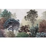Komar Vlies fotobehang - Bois Brumeux - Grootte: 400 x 250 cm (breedte x hoogte) - behang, design, woonkamer, wanddecoratie, slaapkamer, landschap, natuur - LJX8-058