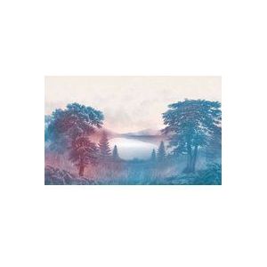 Komar Fleece Muurafbeelding - Forestland - Grootte: 400 x 250 cm (breedte x hoogte) - Behang, Design, Woonkamer, Wanddecoratie, Slaapkamer, Zee, Landschap, Natuur - LJX8-061