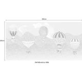 Komar Vliestapete »Digitaldruck Vlies - Happy Balloon - Größe 500 x 250 cm«, bedruckt, Wohnzimmer, Schlafzimmer