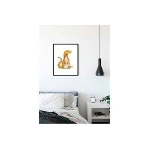 Komar Muurafbeelding | Cute Animal Lizard | Poster, foto, woonkamer, slaapkamer, decoratie, kunstdruk | zonder lijst | P111D-40x50 | Maat: 40 x 50 cm (breedte x hoogte)