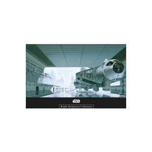 Komar mantiburi Wandfoto Star Wars Classic RMQ Hangar Shuttle - wandafbeelding kinderkamer - tienerkamer - zonder lijst WB141-40x30 cm grootte 40x30 cm (breedte x hoogte)