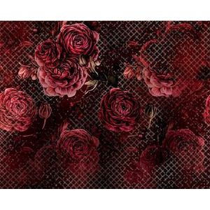 Komar - Rouge Intense - Fotobehang - Rood - Vliesbehang - 350x280 cm