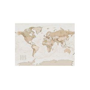 Komar Fotobehang Earth Map 350x250cm | Fotobehang