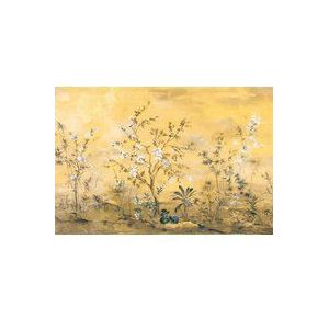 Komar Vlies fotobehang mandarijn - afmetingen: 368 x 248 cm - 4 vellen - behang, decoratie, wandbehang, muurschildering, wandbekleding, designbehang - XXL4-1029