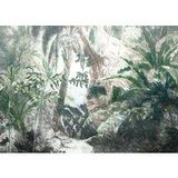 Komar Vlies fotobehang - Fata Morgana - afmeting 350 x 250 cm, baanbreedte 50 cm - behang, jungle, schaapkamer, woonkamer
