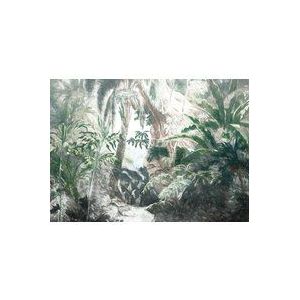 Komar Vlies fotobehang - Fata Morgana - afmeting 350 x 250 cm, baanbreedte 50 cm - behang, jungle, schaapkamer, woonkamer