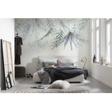 Komar Vlies fotobehang - Palm Spring - afmeting 350 x 250 cm, baanbreedte 50 cm - behang, takken, schapenkamer, woonkamer