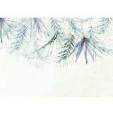 Komar Vlies fotobehang - Palm Spring - afmeting 350 x 250 cm, baanbreedte 50 cm - behang, takken, schapenkamer, woonkamer