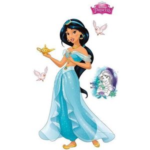 Disney zelfklevende en contourgesneden vlies-fotobehang van Komar - Jasmin XXL - afmetingen: 127 x 200 cm - muursticker, kinderkamer, levensgroot, meisjeskamer