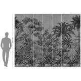 Komar Vlies fotobehang - Jungle Evolution - Afmetingen: 350 x 280 cm (breedte x hoogte) - palmen, jungle, regenwoud, kinderkamer, behang - IAX7-0035