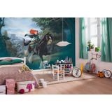 Disney Komar Vlies fotobehang - Merida Riding - afmetingen: 400 x 280 cm (breedte x hoogte) - kinderkamer, wandbehang, IADX8-002