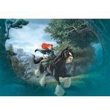 Disney Komar Vlies fotobehang - Merida Riding - afmetingen: 400 x 280 cm (breedte x hoogte) - kinderkamer, wandbehang, IADX8-002