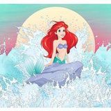 Komar Disney fleece fotobehang - Ariel Rise - afmetingen: 300 x 280 cm (breedte x hoogte) - zeemeermin, meisjes, kinderkamer, behang - IADX6-013