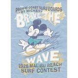 Komar Disney fleece fotobehang - Mickey Brave the Wave - afmetingen: 200 x 280 cm (breedte x hoogte) - kinderbehang, muis, kinderkamer, behang - IADX4-014