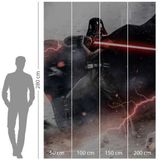Komar Star Wars fleece fotobehang - Star Wars Vader Dark Forces - afmetingen: 200 x 280 cm (breedte x hoogte) - kinderbehang, kinderkamer, behang - IADX4-025