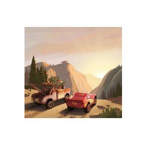Komar Vliesbehang Digitale print vlies - Cars Sundown - Afmeting 300 x 280 cm