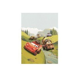 Komar Vliesbehang Digitale print vlies - Cars Camping - Afmeting 200 x 280 cm